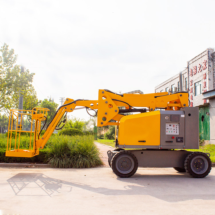 8~20m Hydraulic Forklift Car Self-Walking Mobile Lifting Telescopic Towable Articulated Self Propelled Crank Arm Man Table Aerial Work Platform Boom Lift