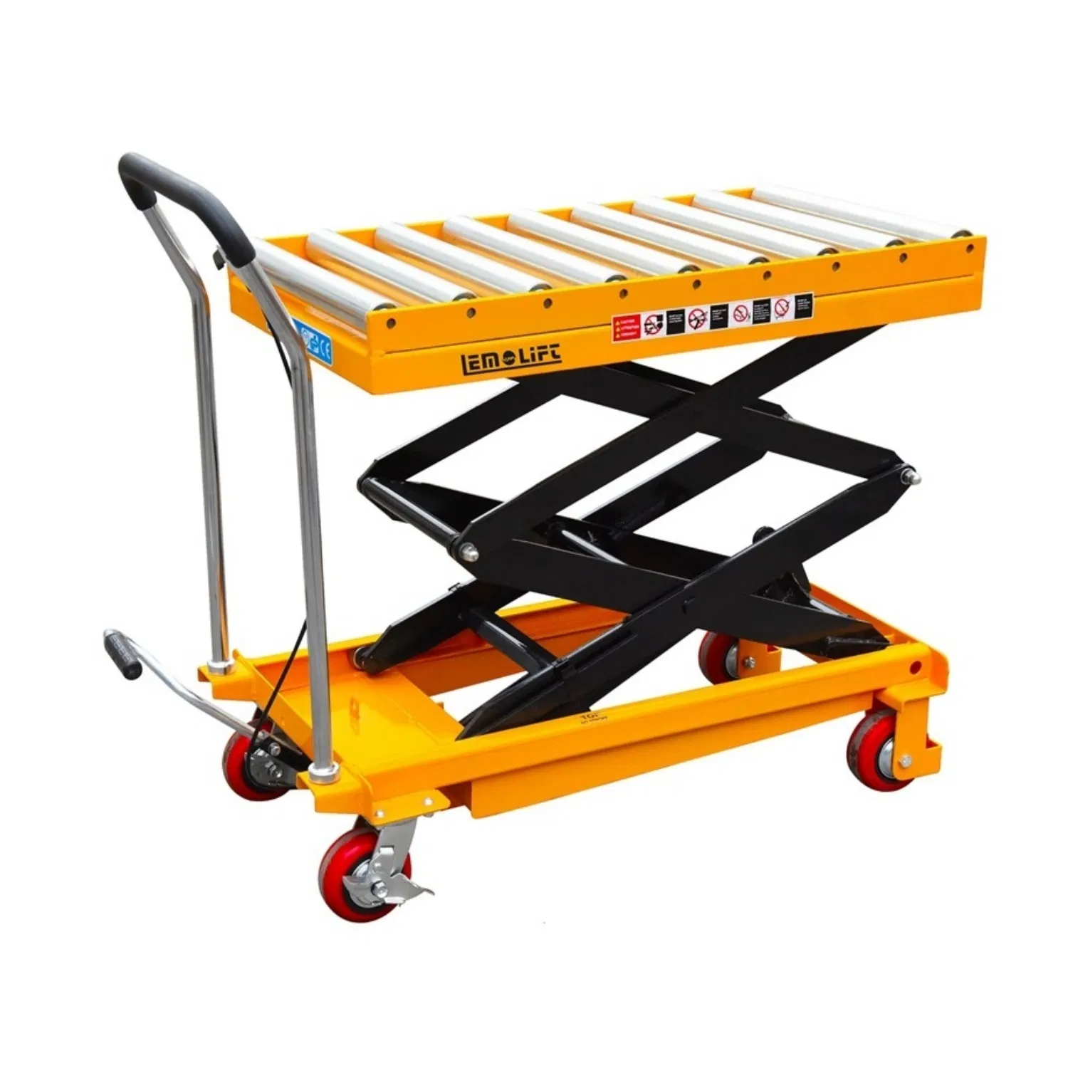 New Foldable Hand Lift Truck with Single Pump 500kg Scissor Lift Table