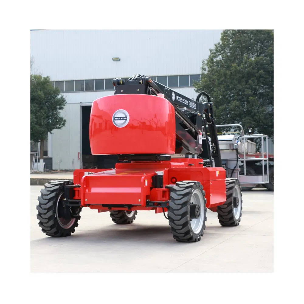 New Telescopic Self-Propelled Boom Lift Aerial Work Platform Electric Mini Lift