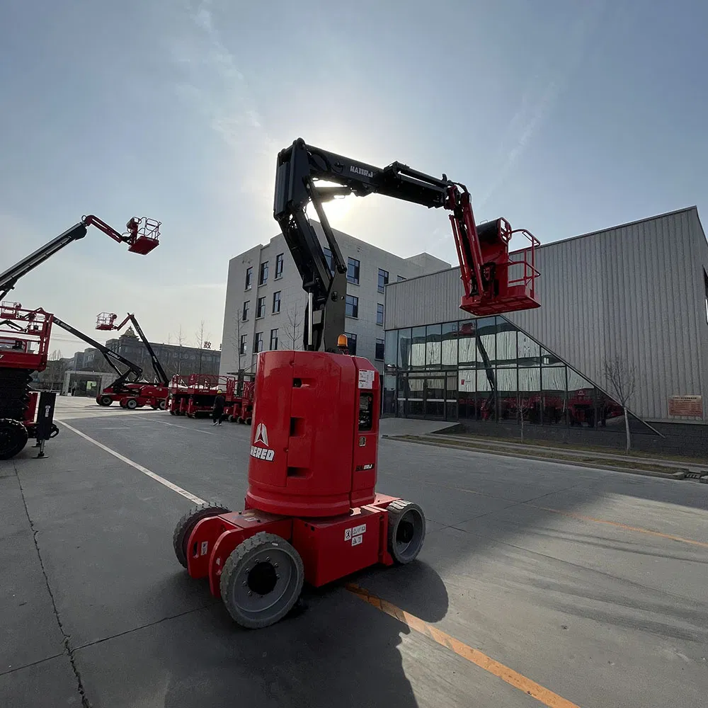 Indoor Electric Articulating Boom Lift Smooth Operation Low Noise