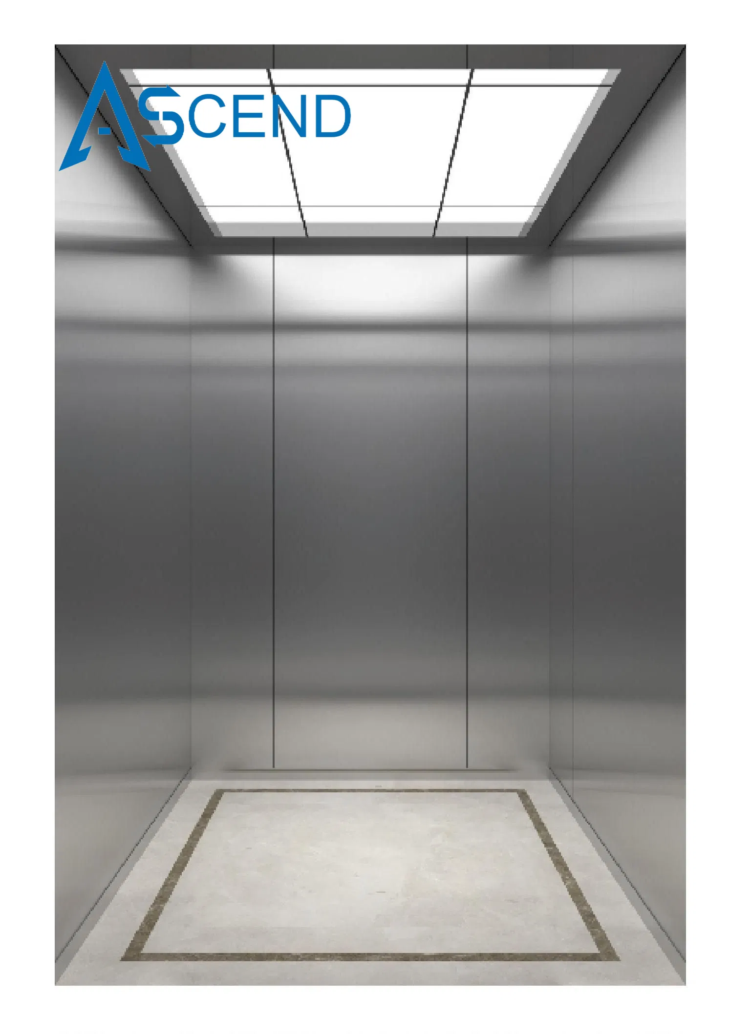 Hot Sale Hairline Stainless Steel Passenger Elevator with Low Cost Villa Elevator