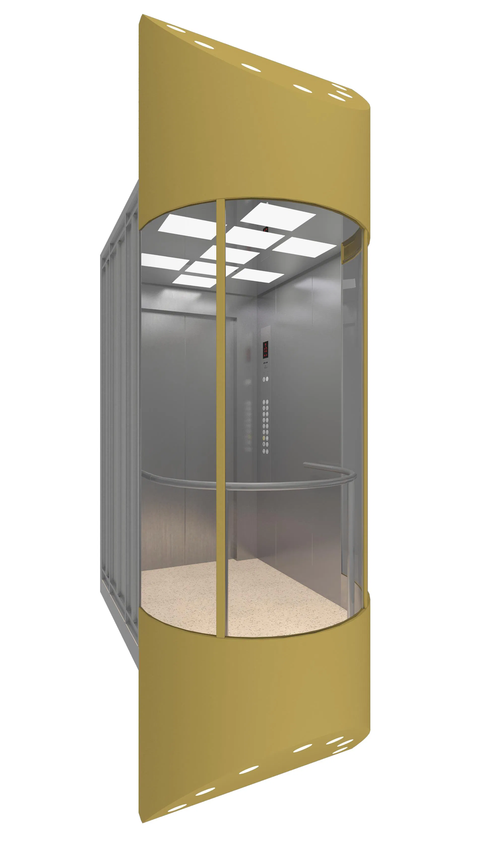 High Quality Glass Panoramic Lift with Local Installation Team and After-Sales Service