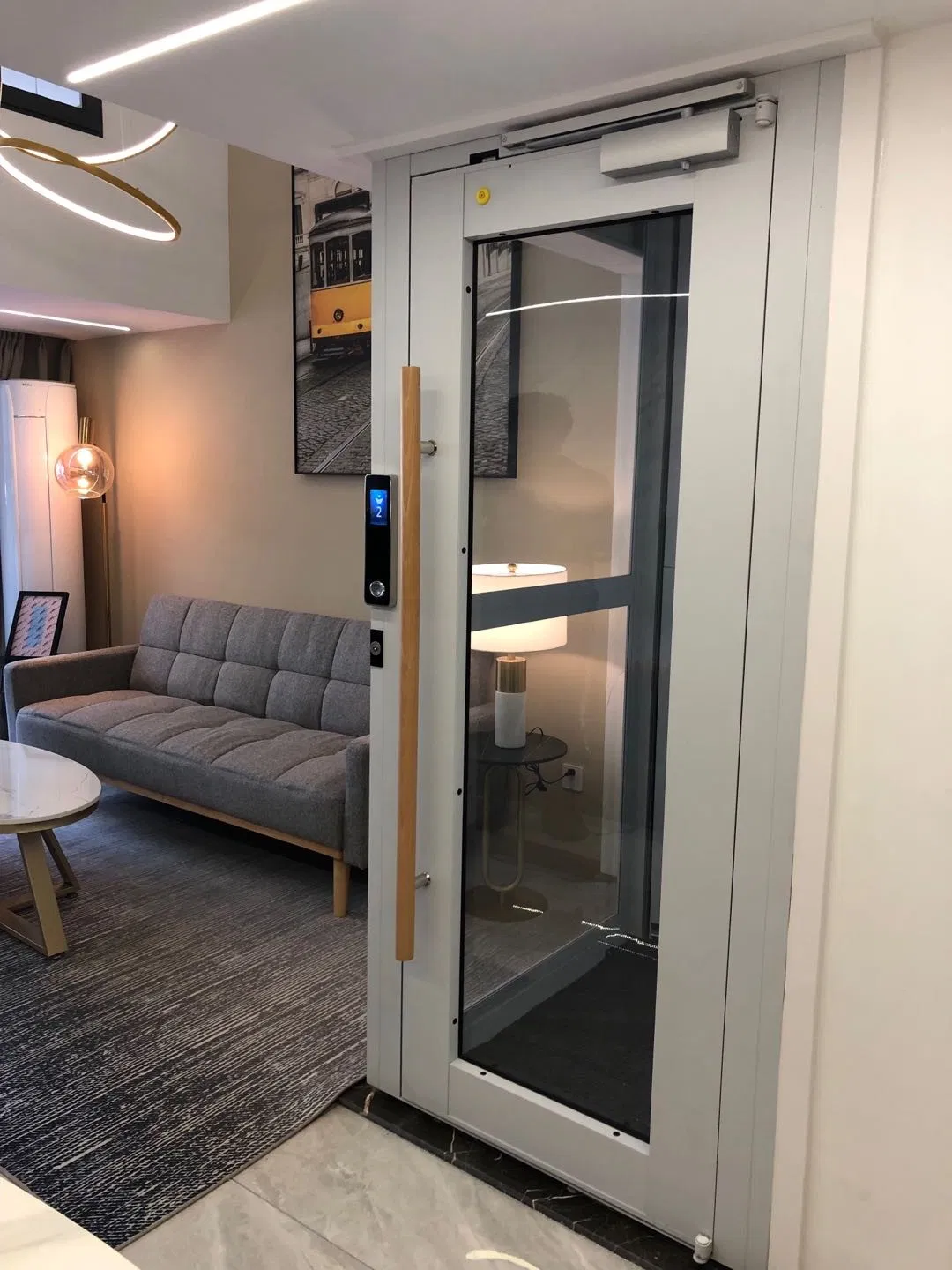 Vertical Disable Elderly House Lift Hydraulic Platform Handicap Home Villa Wheelchair Residential Passenger Observation Glass Sightseeing Lift