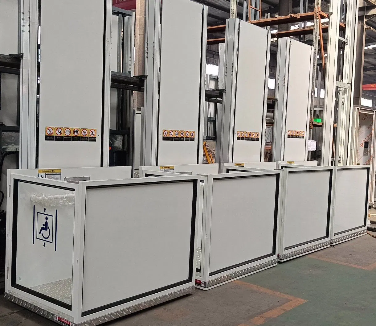 CE Certified Small Home Vertical Passenger Lift Stair Wheelchair Disabled Hydraulic Elevator