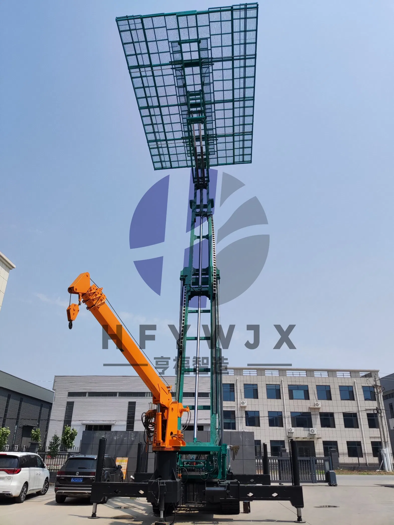Hengfu Air Tile Machine Crawler Type Reverse Ceiling Hydraulic Lifting Platform