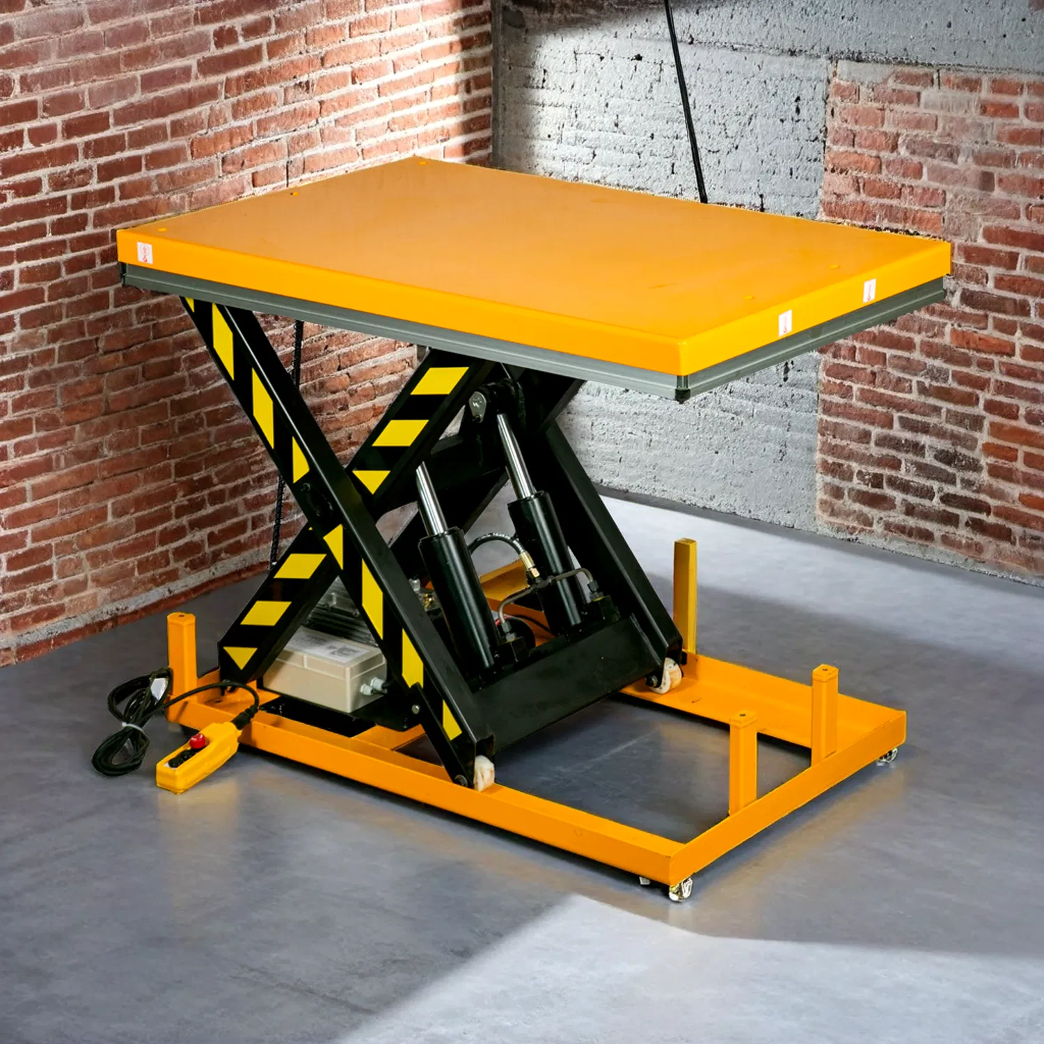 Heavy-Duty 1000kgs Electric Vertical Scissor Lift Table for Warehouses