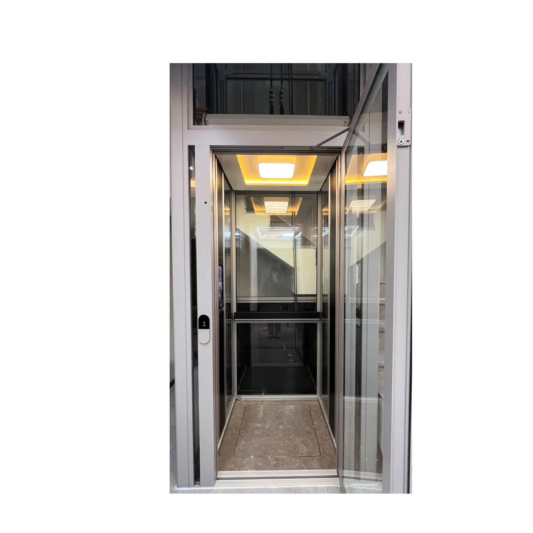 Indoor Small Home Elevators with Good Quality and Modern Features for Villa