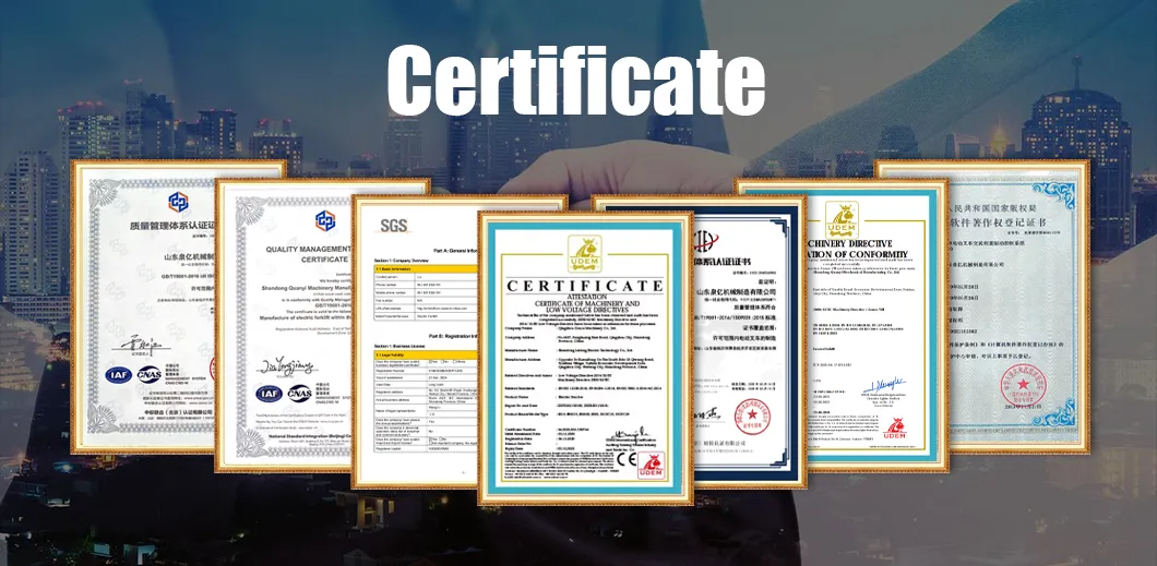 Certifications