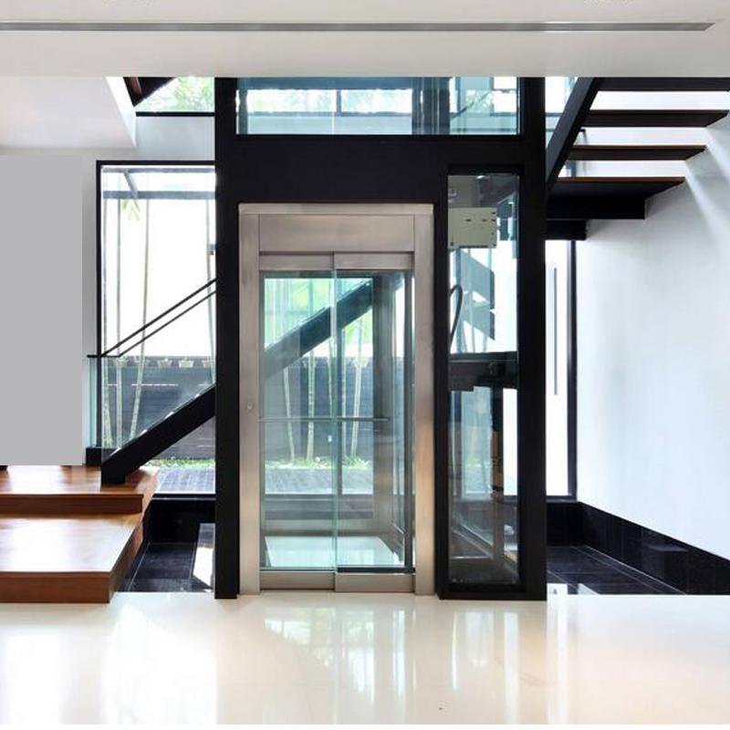 Panoramic Home Lift Including Glass Shaft