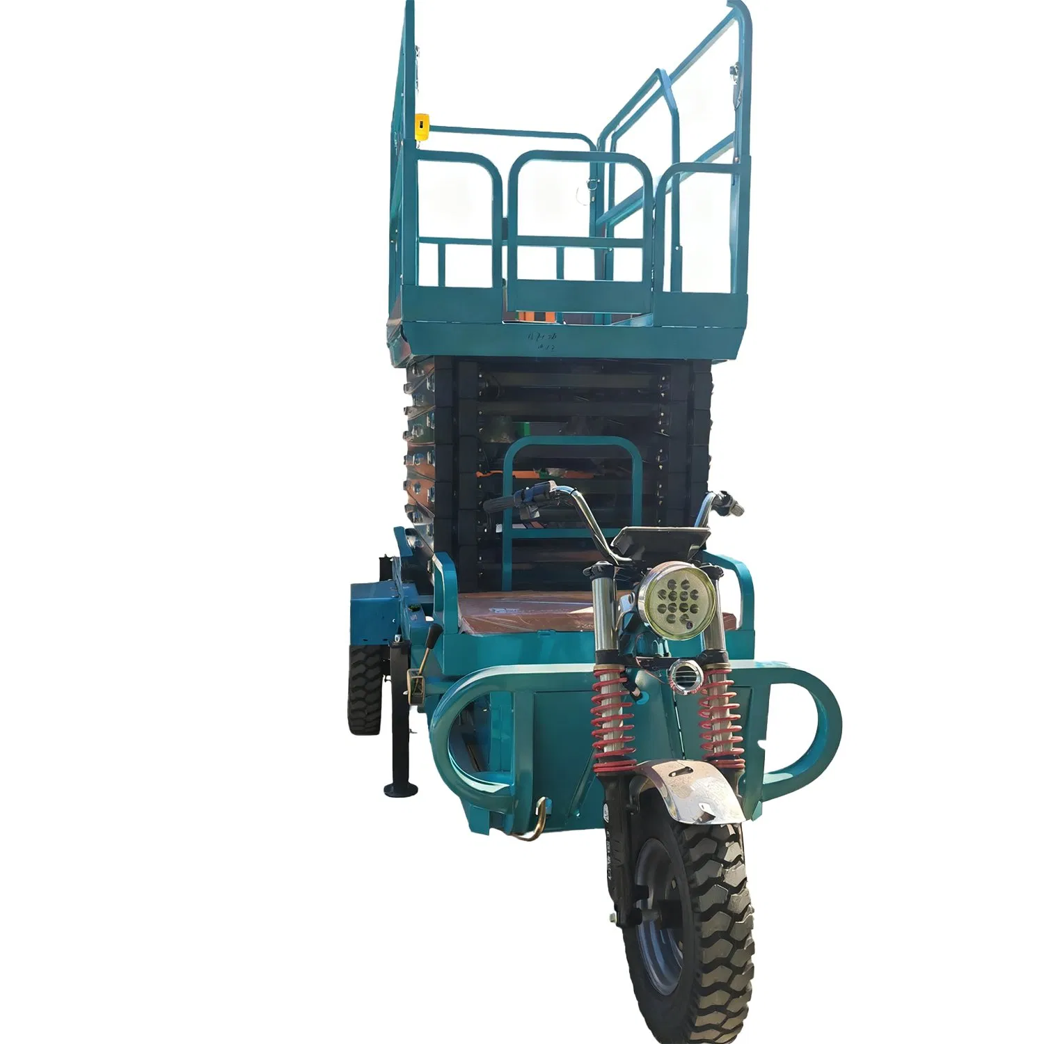 Aerial Work Platform Self-Propelled Hydraulic Scissor Platform Lifts Table Tricycle for Household