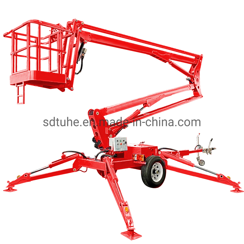 16m CE Towable Articulating Boom Lift China Manufacturer