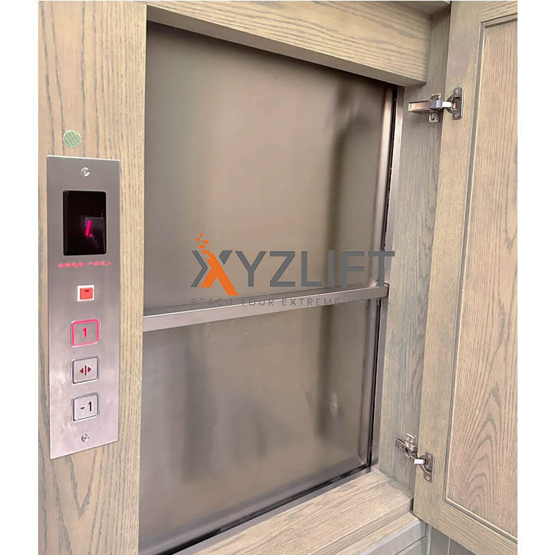 Xyzlift 2 Floors China Manufacturer Home Kitchen Lifts Commercial Use Dumbwaiter Elevator for Hotels