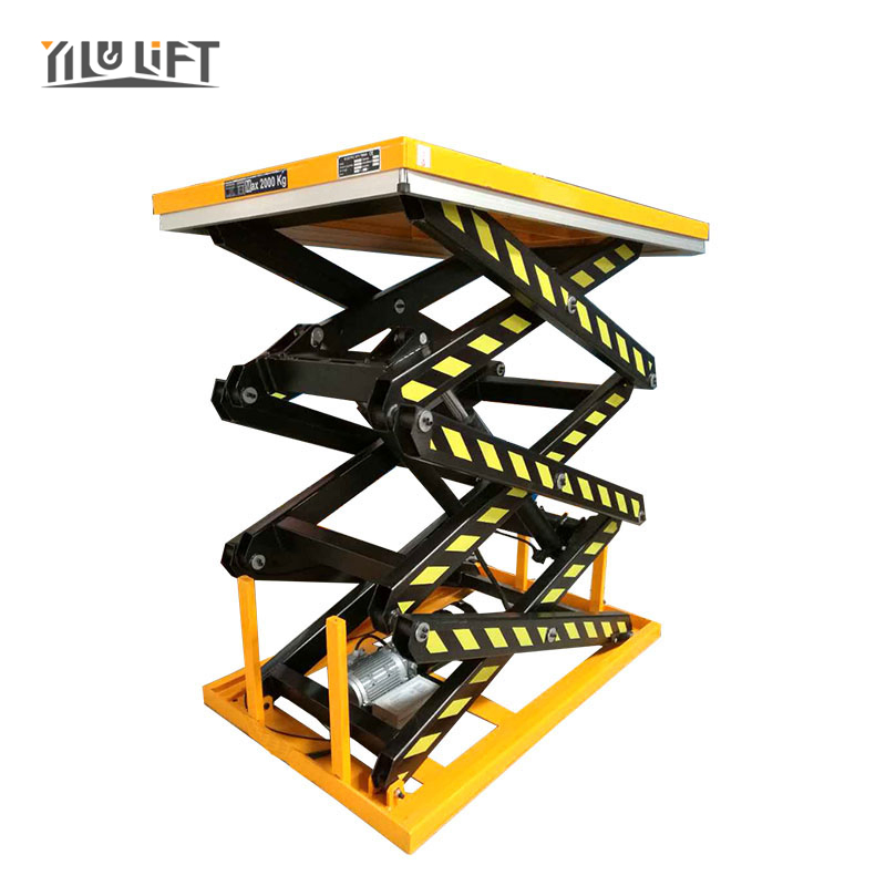 1m to 10m Lifting Height Platform Electric Motor Hydraulic Mini Scissor Lift Table
