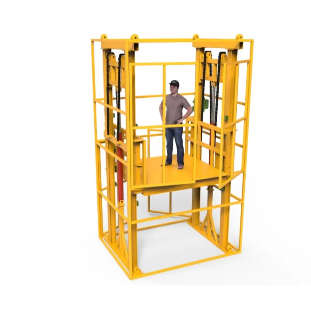 2m 5m 10m 500kg 1ton 2ton 3ton Heavy Duty Hydraulic Platform Industrial Goods Cargo Lift Freight Elevator for Factory Warehouse Construction Mall Vrc