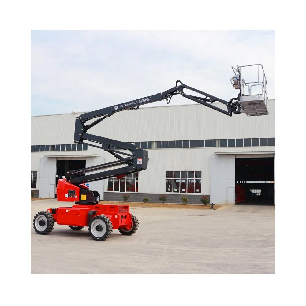 New Telescopic Self-Propelled Boom Lift Aerial Work Platform Electric Mini Lift