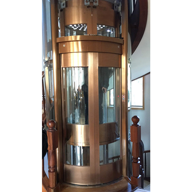 Luxury Glass Lift Cabin Commercial Panoramic Elevator Lift
