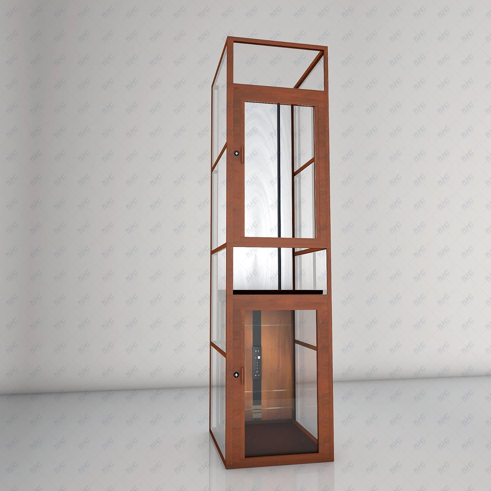 Vertical Disable Elderly House Elevator Platform Hydraulic Handicap Home Villa Wheelchair Residential Passenger Observation Glass Sightseeing Lift