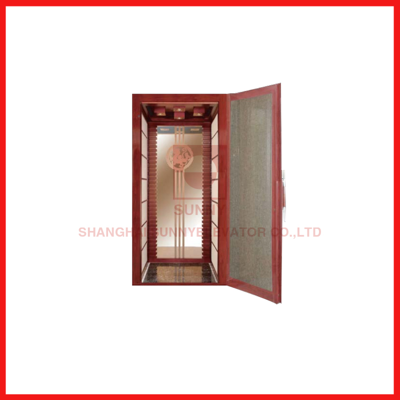 Vvvf Villa Home Panoramic Sightseeing Glass Passenger Elevator Lift