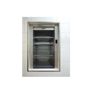 300kg Hairline Stainless Steel Restaurant Food Elevator Service Dumbwaiter Lift