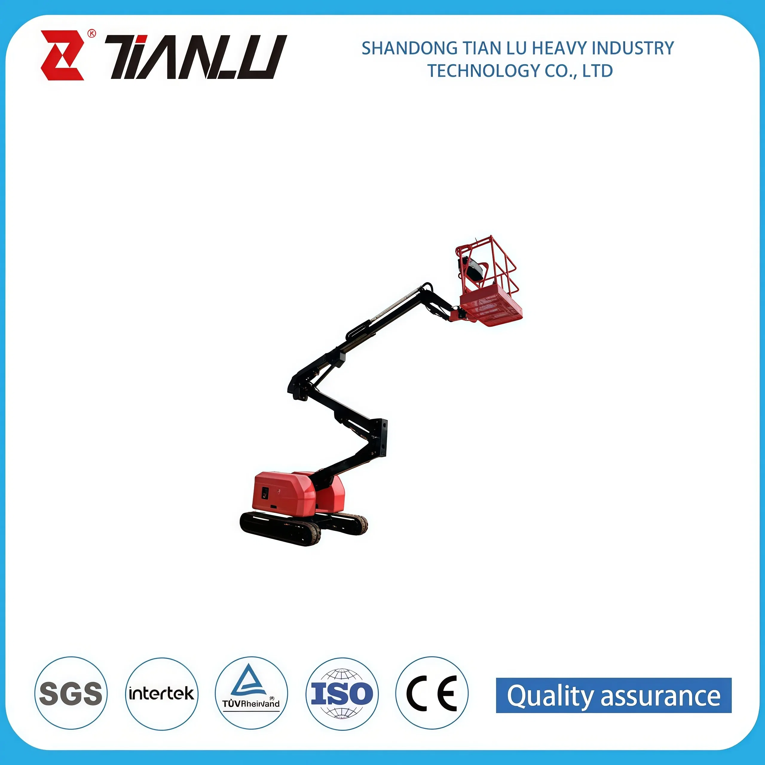 Precision-Control Articulating Crawler Boom Lift with Smooth Operation Trab12tre