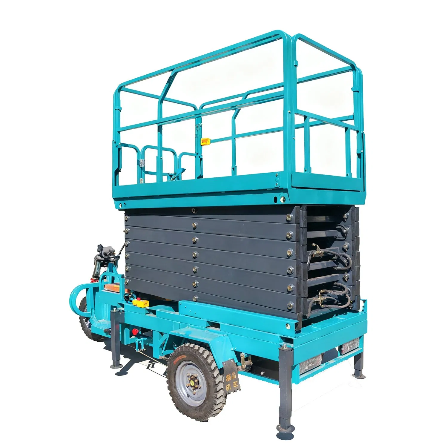 Aerial Work Platform Self-Propelled Hydraulic Scissor Platform Lifts Table Tricycle for Household