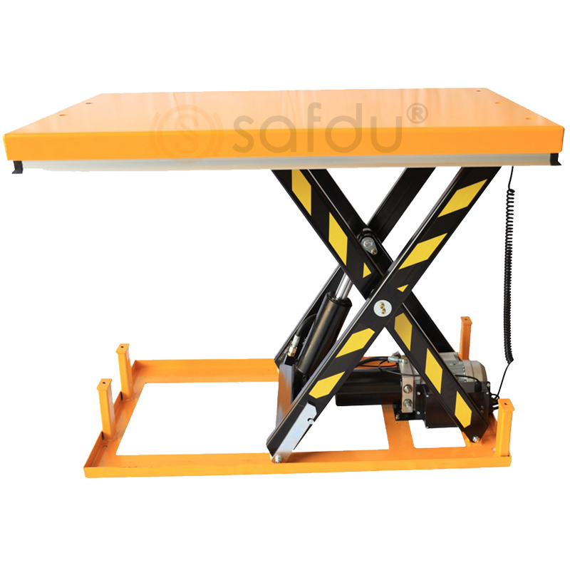 China Manufacturer Single Scissor Electric Lift Table 1000 Kg for Industrial