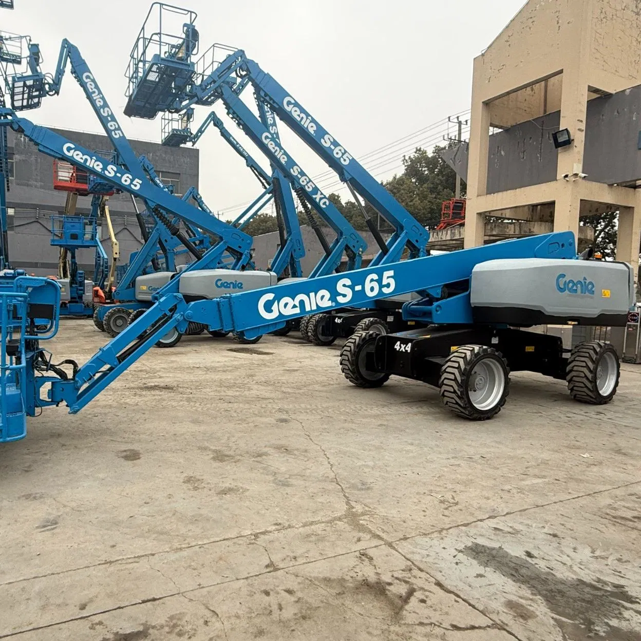 21.80m Working Height Genie S65 Telescopic Boom Lift