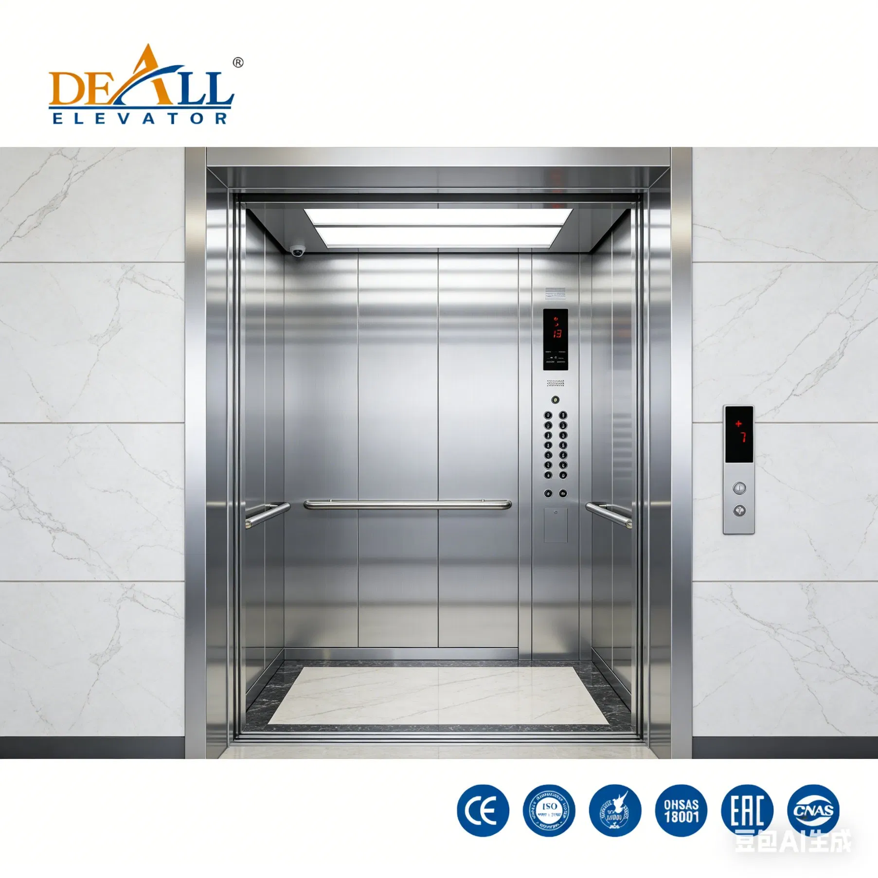Factory Freight Elevator Lift for FUJI Industrial Warehouse Cargo Transport