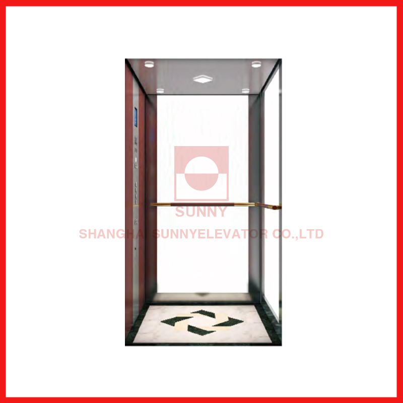 Vvvf Villa Home Panoramic Sightseeing Glass Passenger Elevator Lift