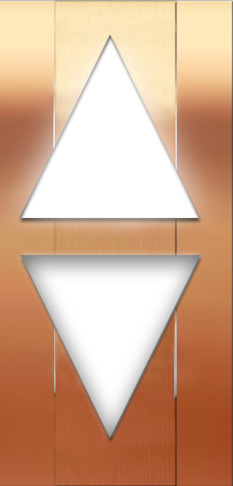 Edunburgh Brand Rose Gold Etched Sightseeing Villa Elevator, Luxury for Villa