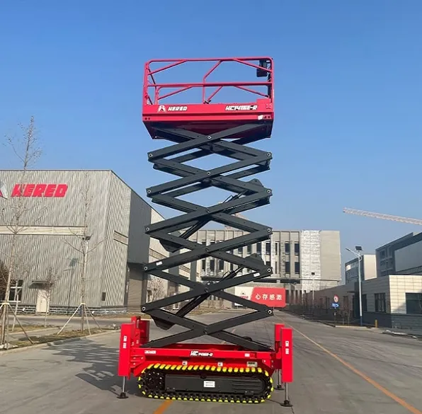 Crawler Scissor Lift Operation