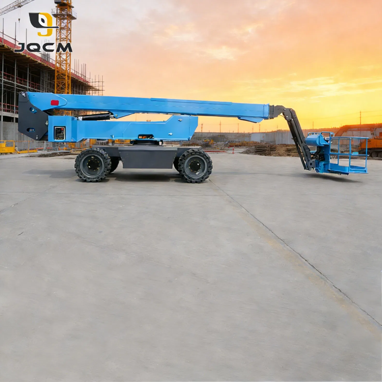 New Arrival 10m-28m Electric Articulated Lift Boom Arm Platform Man Aerial Working Telescopic Boom Lifts Self Propelled Boom Lift