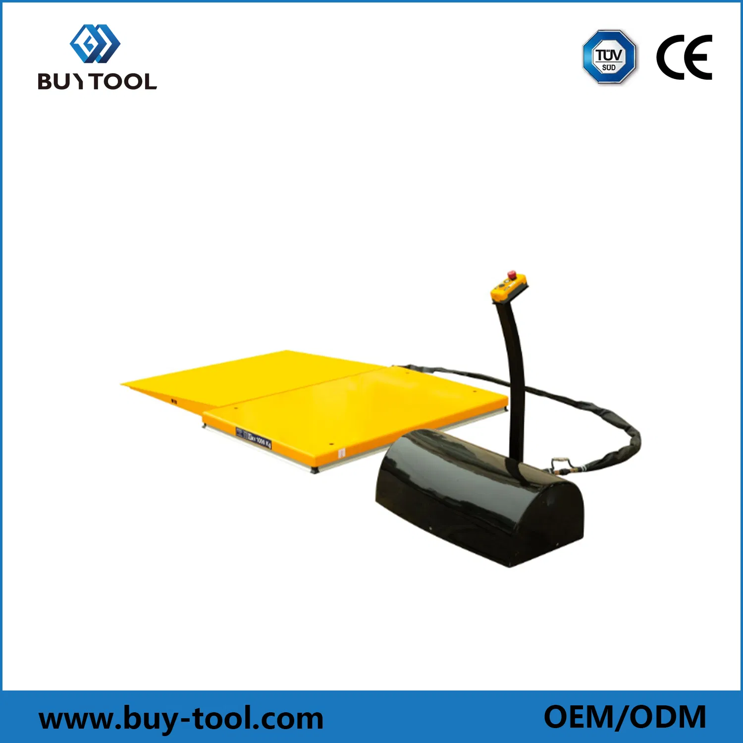 Low Profile Mini Hydraulic Scissor Lift Table 1000kg