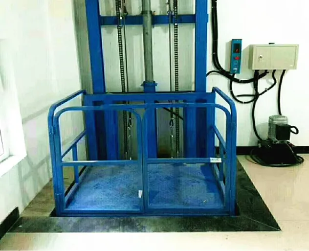 Electric Hydraulic Freight Elevator View 2