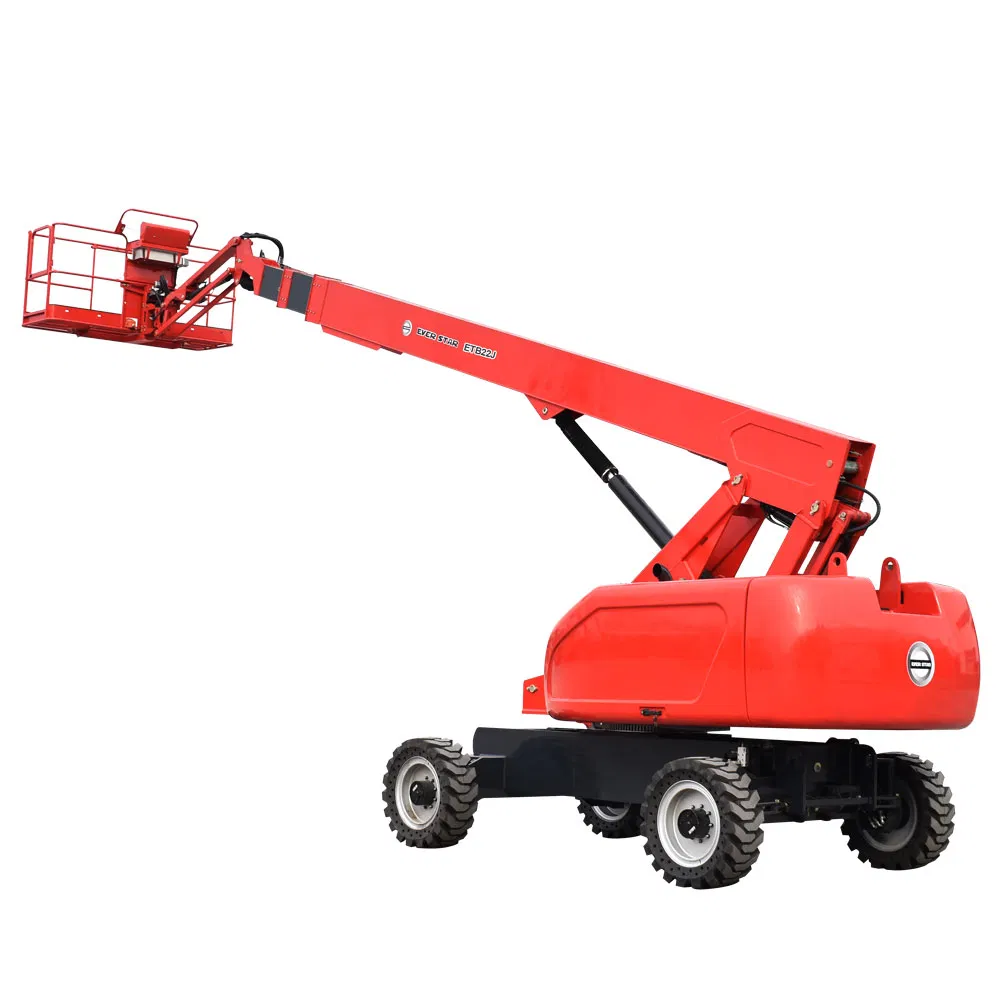 2024 Articulated Straight Telescopic Diesel Articulating Aerial Work Platform Boom Lift