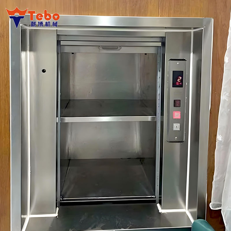 Durable Kitchen Dumbwaiter Lift with Stainless Steel Cabin for Food Delivery