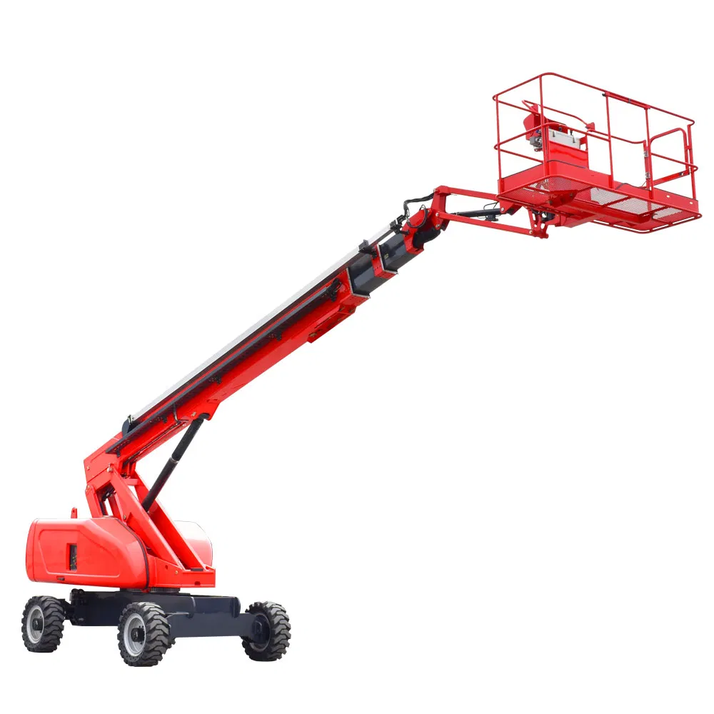 2024 Articulated Straight Telescopic Diesel Articulating Aerial Work Platform Boom Lift