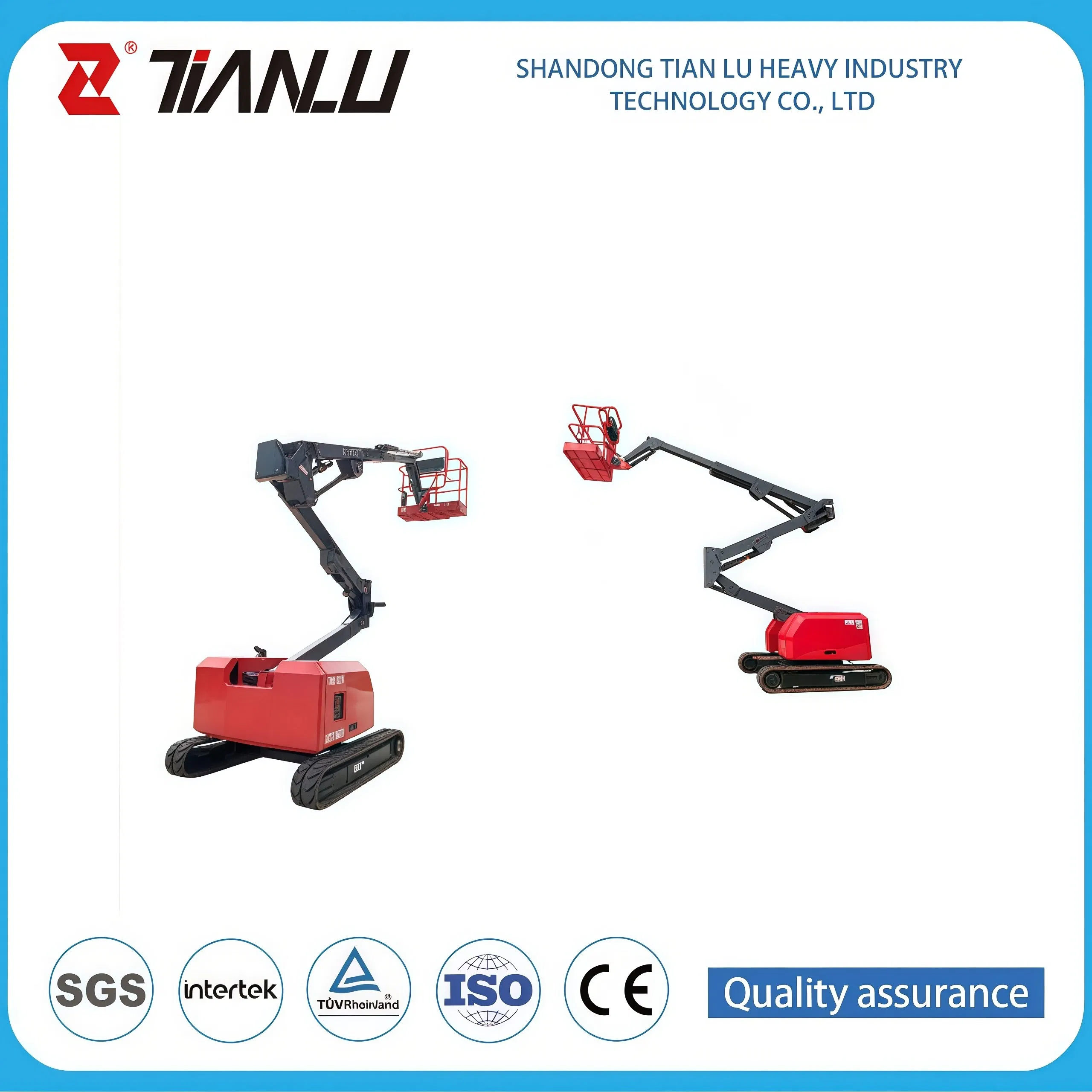 Precision-Control Articulating Crawler Boom Lift with Smooth Operation Trab12tre