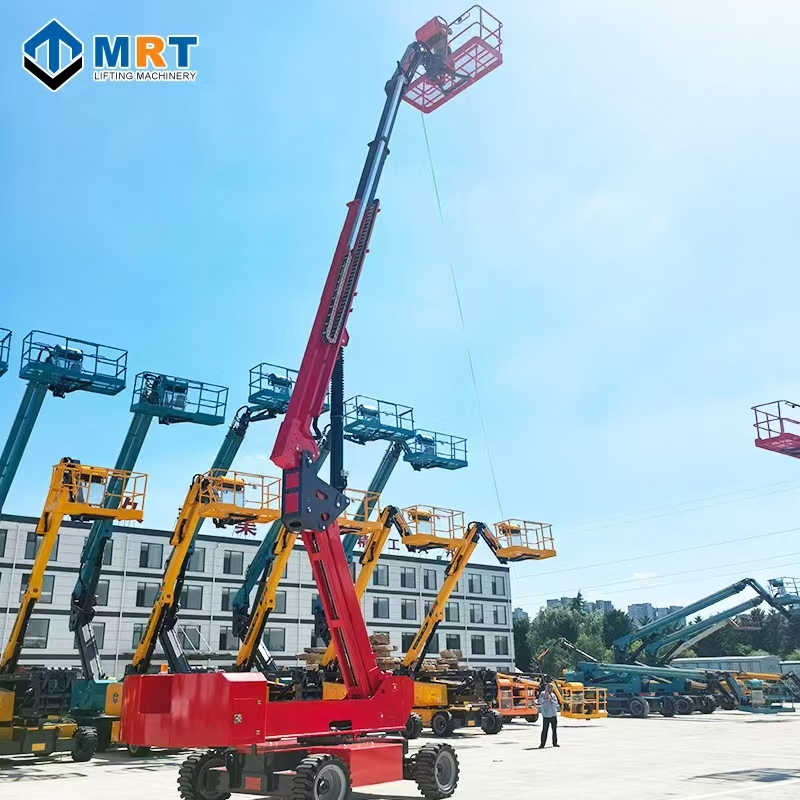 Cheap Price 12m 14m 16m 20m 22m 24m 26m 28m 34m Self-Propelled Towable Boom Lift Articulated Telescopic New Boom Lift