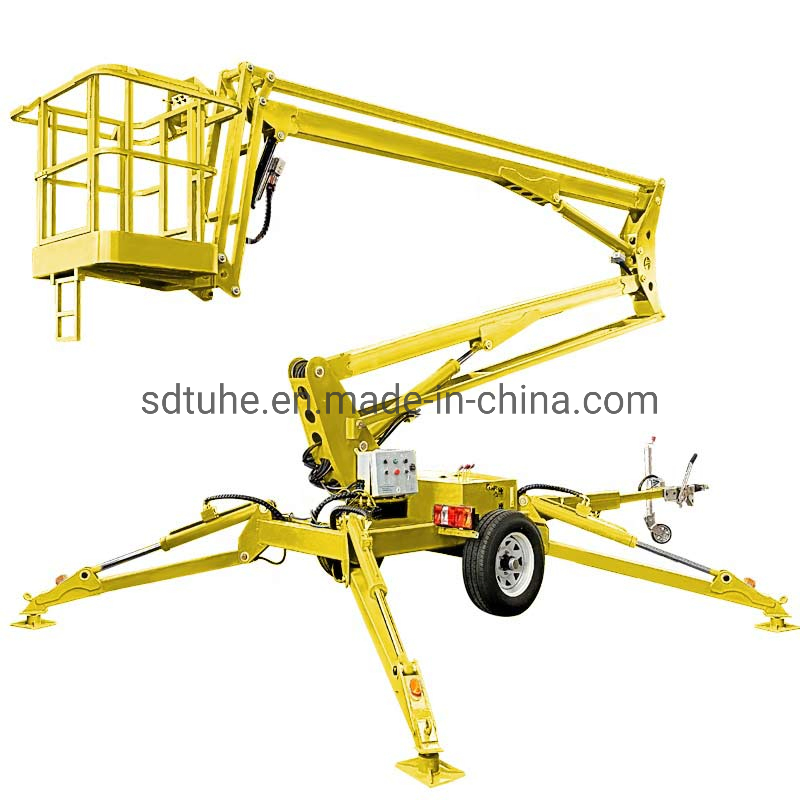 16m CE Towable Articulating Boom Lift China Manufacturer
