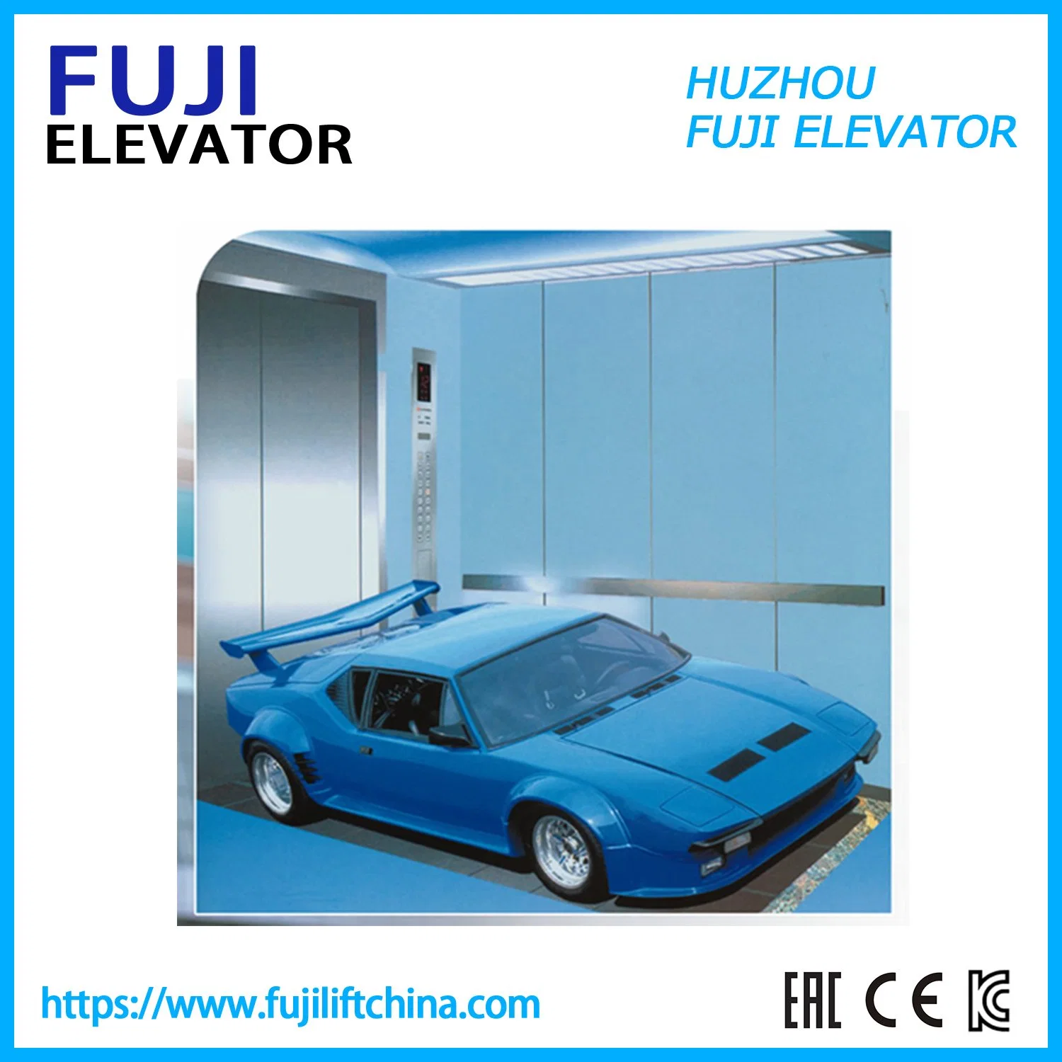 FUJI Car Lift Freight Elevator Goods Elevator From China Factory Manufacturer Vvvf