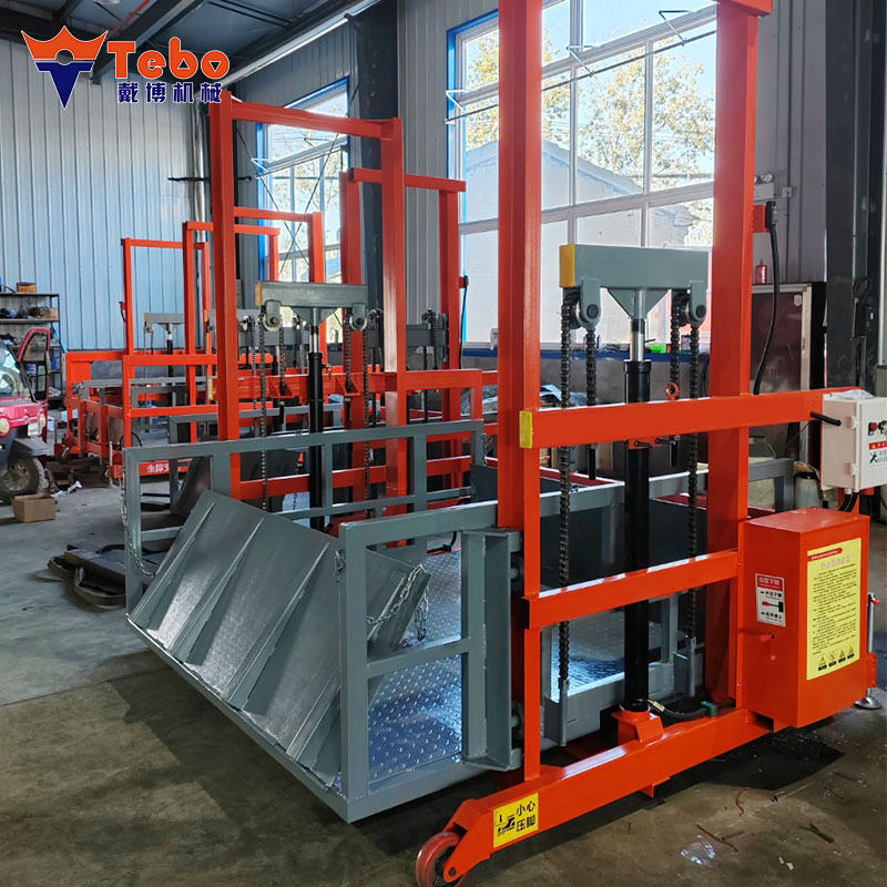 Portable 2 Ton Hydraulic Lifting Platform with 1.7m Lift Height