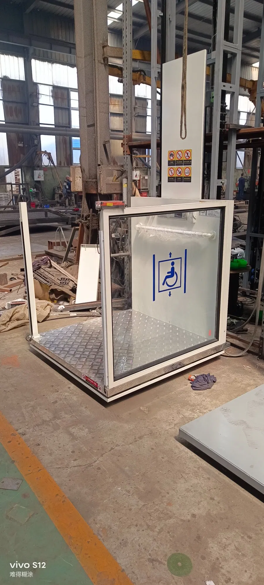 CE Certified Small Home Vertical Passenger Lift Stair Wheelchair Disabled Hydraulic Elevator