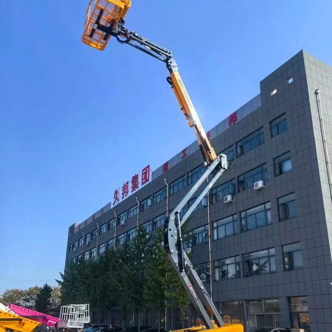 Articulating Electric Diesel Aerial Boom Lift with Bucket