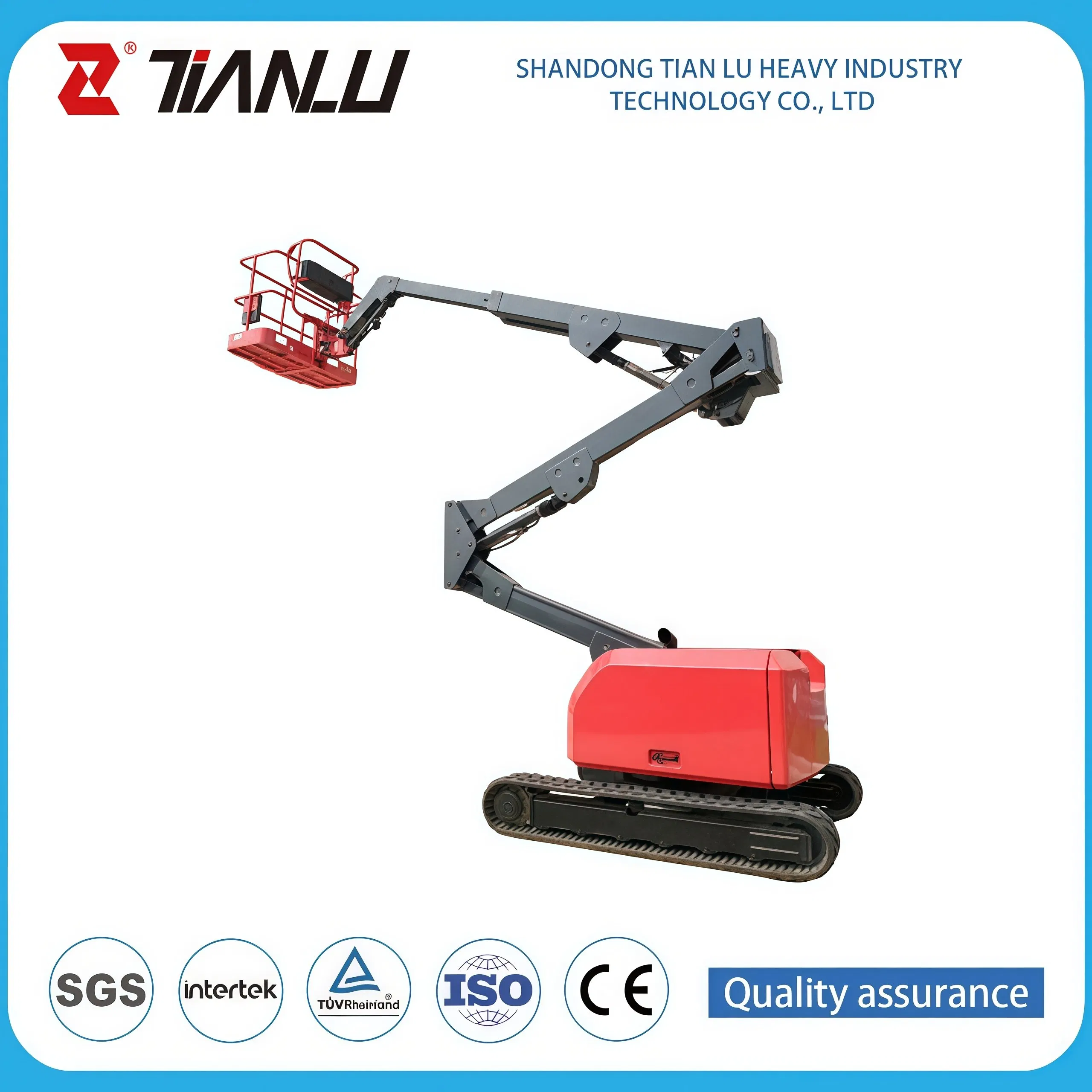 Precision-Control Articulating Crawler Boom Lift with Smooth Operation Trab12tre