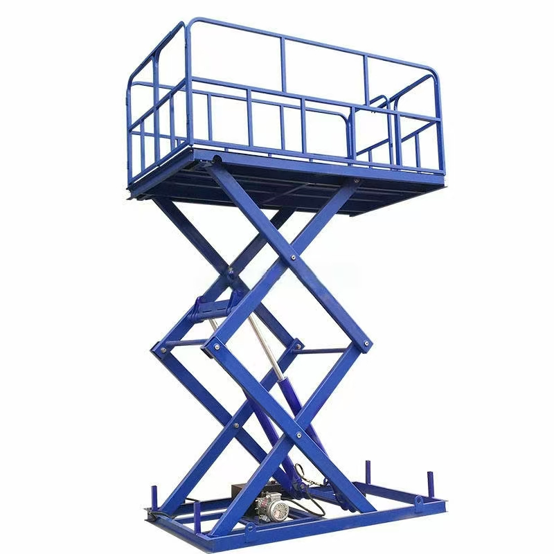 Convenient Scissor Lift Table Warehouse Manual Hydraulic Loading and Unloading Lift Table