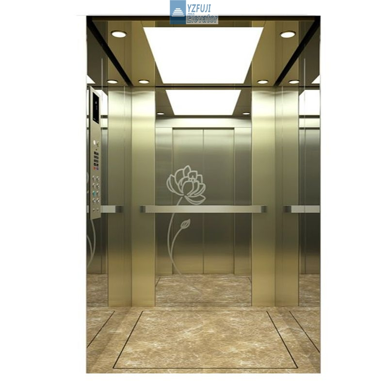 FUJI Hotel Commercial Home Stainless Steel Hydraulic Residential Passenger Elevator with Safe Speed Suppliers in China