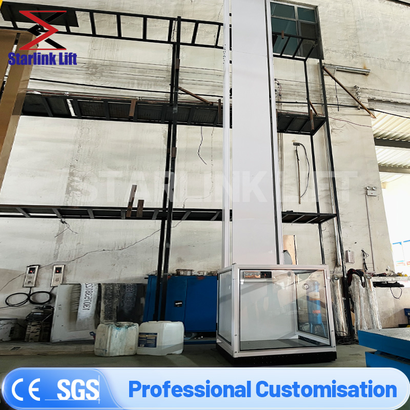 Electric Vertical Handicap Disable Elderly Platform Home Vertical Wheelchair Lift