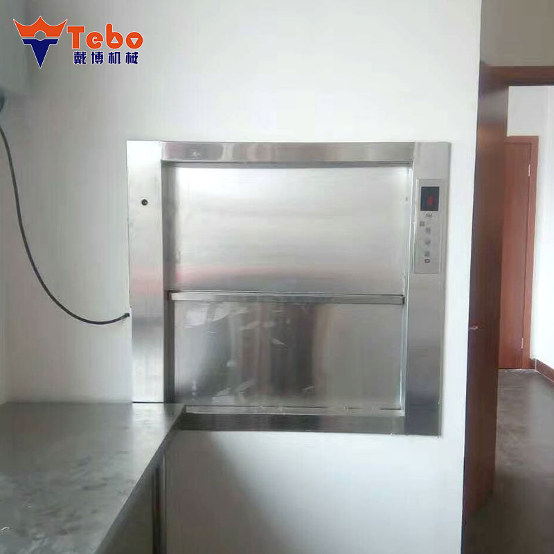 Electric 2 Stops 150kg Library Kitchen Food Elevator Lift Dumbwaiter System