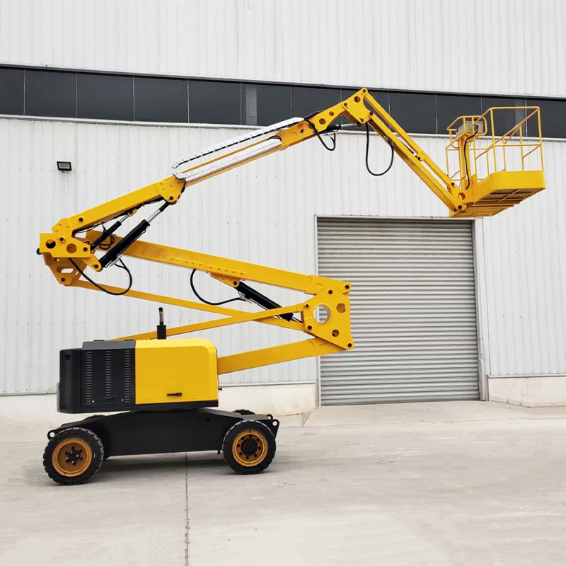 10m Electric Articulating Boom Lift, Self-Propelled Aerial Work Platform for Construction
